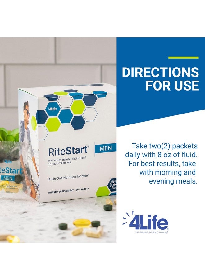 4Life RiteStart Men - Daily Nutritional Pack Supports Immune System Health - Daily Supplement Formula with Vitamin C, D and Zinc - 30 Packets - Image 5