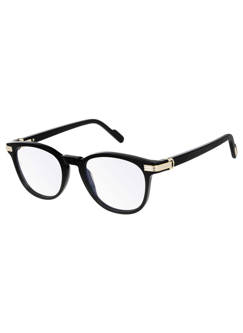 Cartier - Men's Round Shape Eyeglass Frames CT0221O 004 50 - Lens Size: 50 millimeter - Image 1