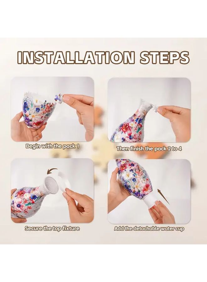 مزهرية ثلاثية الأبعاد تعليمية بقطع الألغاز - Image 3