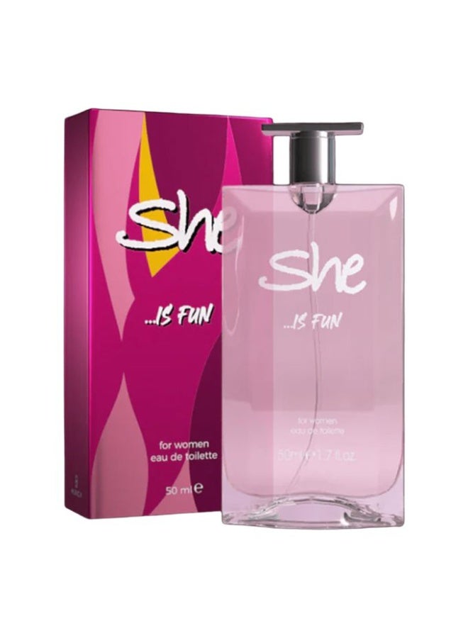 SHE IS FUN EDT Women - 50ml - Image 1