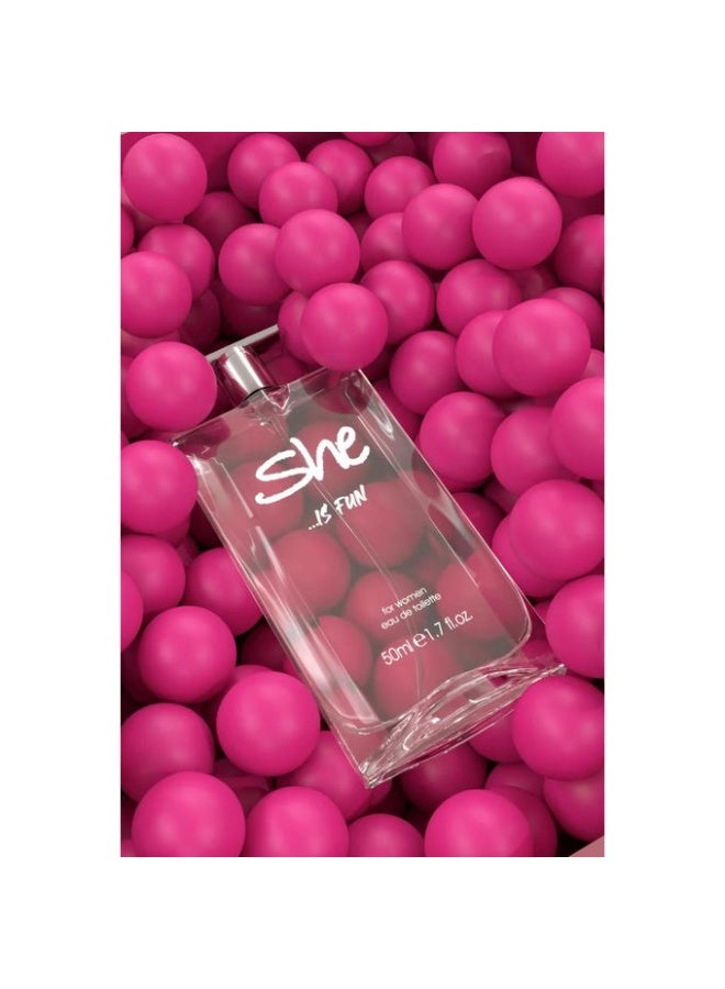 SHE IS FUN EDT Women - 50ml - Image 5