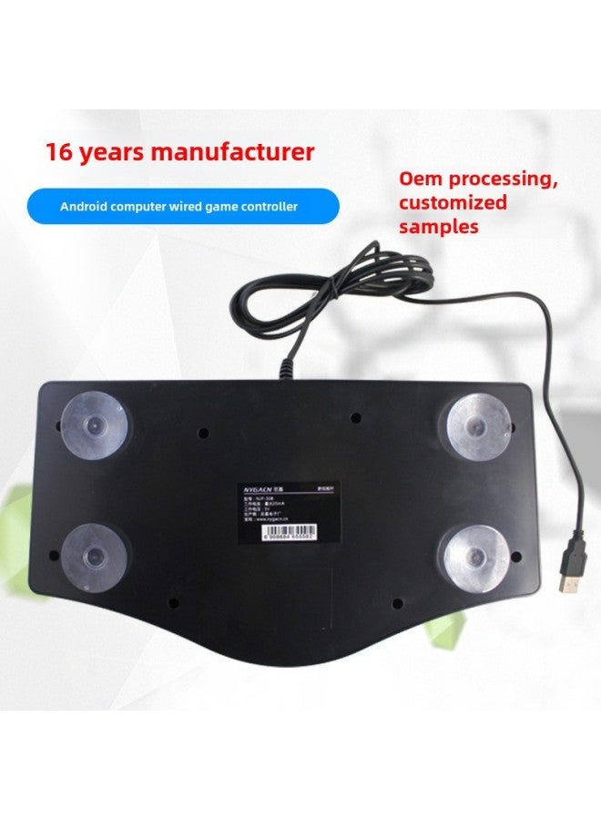 Direct Supply Pc Computer TV Projector P3 Android Mobile Phone Wired King Of Fighters Arcade Game Joystick-Product Color:Double-headed Iron Fist - Image 5