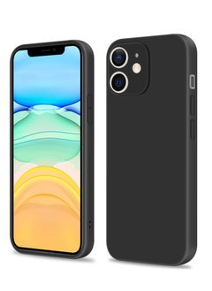 UCHUANG INFOSUN Compatible with apple iPhone 11 Full Coverage for Protective Case, Ultra Slim Soft Silicone Gel TPU Cover, Matte Surface Ultra-Thin Case, for iPhone 11 (Black)  - Image 1