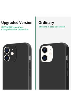 UCHUANG INFOSUN Compatible with apple iPhone 11 Full Coverage for Protective Case, Ultra Slim Soft Silicone Gel TPU Cover, Matte Surface Ultra-Thin Case, for iPhone 11 (Black)  - Image 2