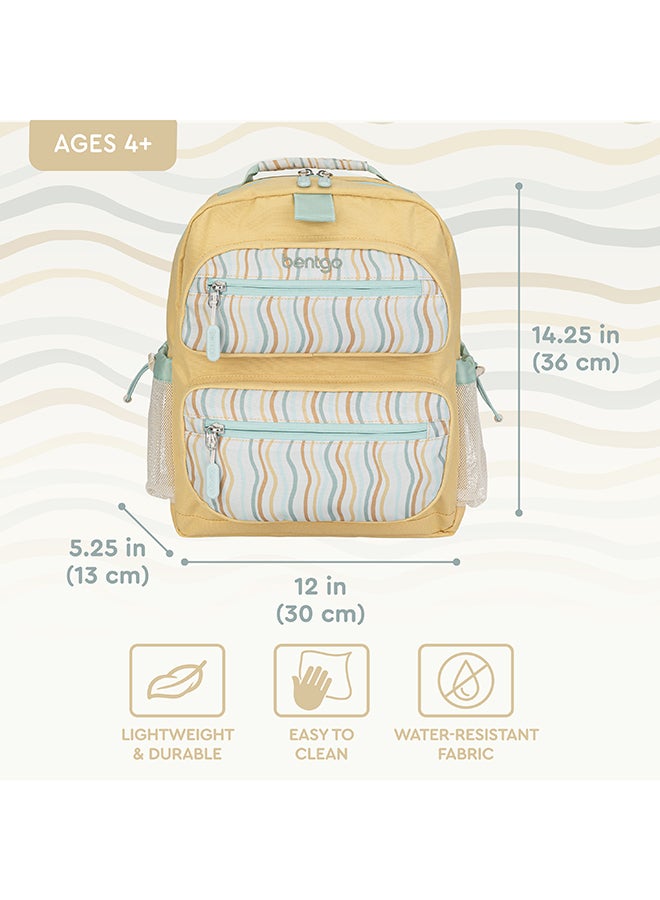 Bentgo حقيبة ظهر للأطفال - متموجة - Image 3
