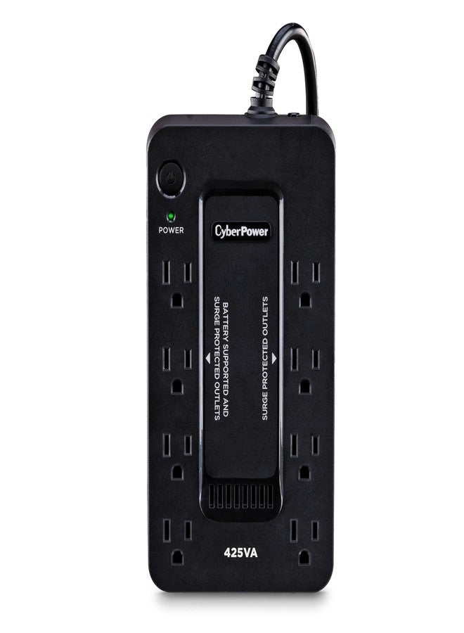CyberPower نظام تزويد الطاقة الاحتياطية CyberPower ST425، بقدرة 425 فولت أمبير/260 واط، مزود بـ 8 منافذ، صغير الحجم - Image 1