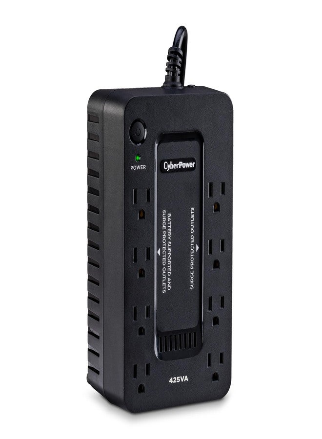 CyberPower نظام تزويد الطاقة الاحتياطية CyberPower ST425، بقدرة 425 فولت أمبير/260 واط، مزود بـ 8 منافذ، صغير الحجم - Image 3