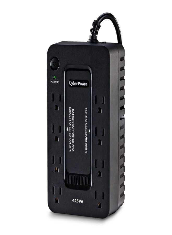 CyberPower نظام تزويد الطاقة الاحتياطية CyberPower ST425، بقدرة 425 فولت أمبير/260 واط، مزود بـ 8 منافذ، صغير الحجم - Image 2
