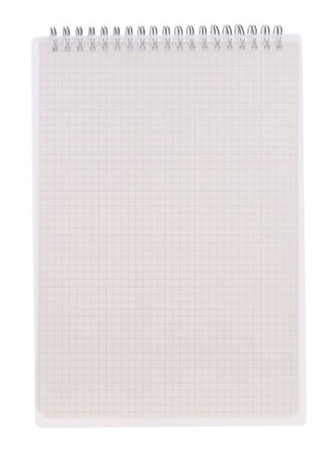 NIBEMINENT B5 Spiral Grid Coil Notebook White