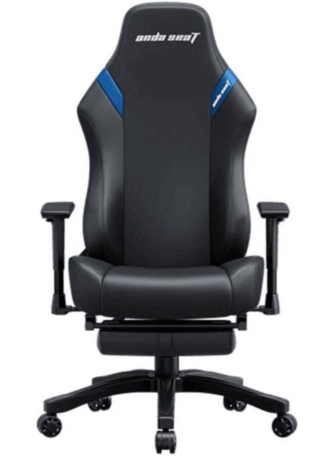 Anda Seat AndaSeat Luna Pro Gaming Chair, with Footrest, Fabric Linen Black/Blue | AD18T-44-BS-PV - Image 3