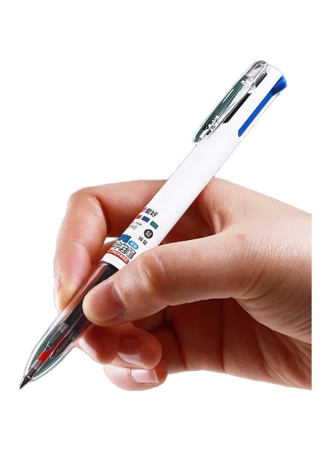 Aihao Multi-Color Neutral Pen Refills, Black/Red/Blue/Green, 0.5Mm Bullet Tip, Retractable, Multifunctional, Four-Color Neutral Pen Replacement Refills, 40 Pieces - Image 2