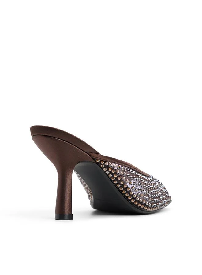 كول ات سبرنج Sunaa Ladies Brown Heeled Sandals