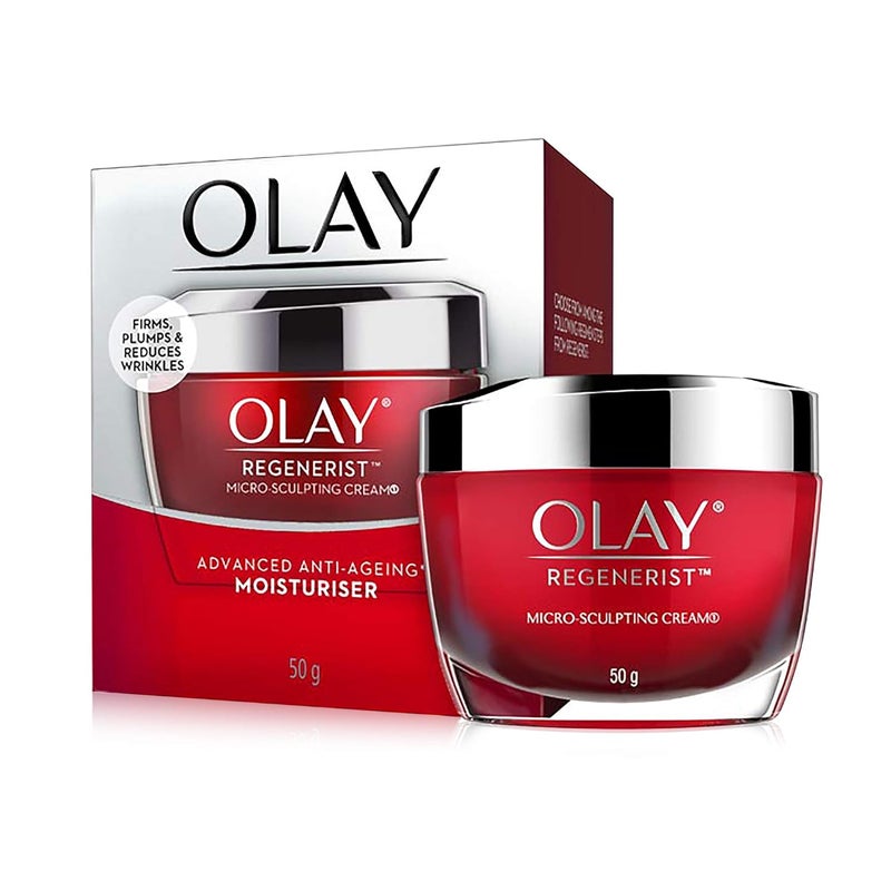 Olay كريم النهار أولاي ريجينيريست مرطب ميكروسكلبتينغ غير واقي من الشمس 50 جرام وكريم الليل ريجينيريست مرطب ميكروسكلبتينغ 50 جرام - Image 4