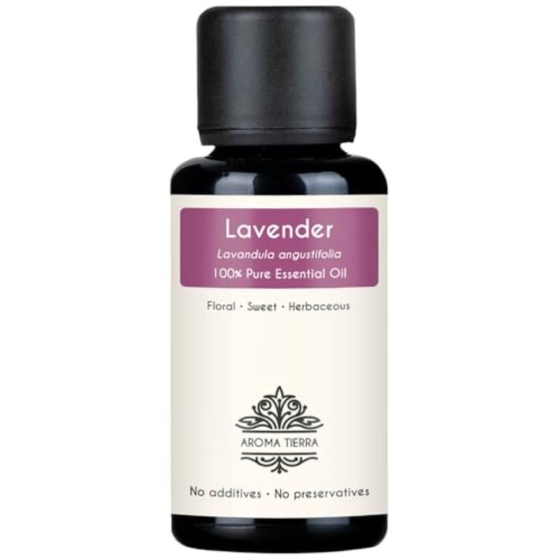 Lavender Essential Oil France 30ml 100% Pure and Natural Calming Floral Aroma for Sleep, Relaxation, Skin and Hair, Diffuser and Bath, Massage - Image 1