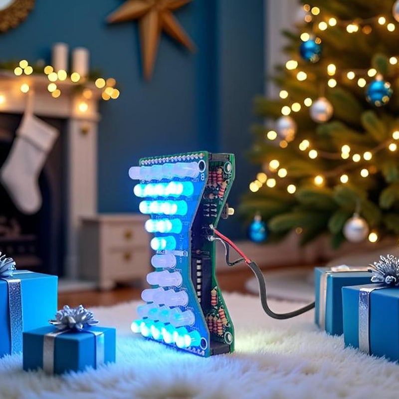 Gikfun Electronic Hourglass led Diy Kits Welding Practice Board Blue Ray EK1886 - Image 3