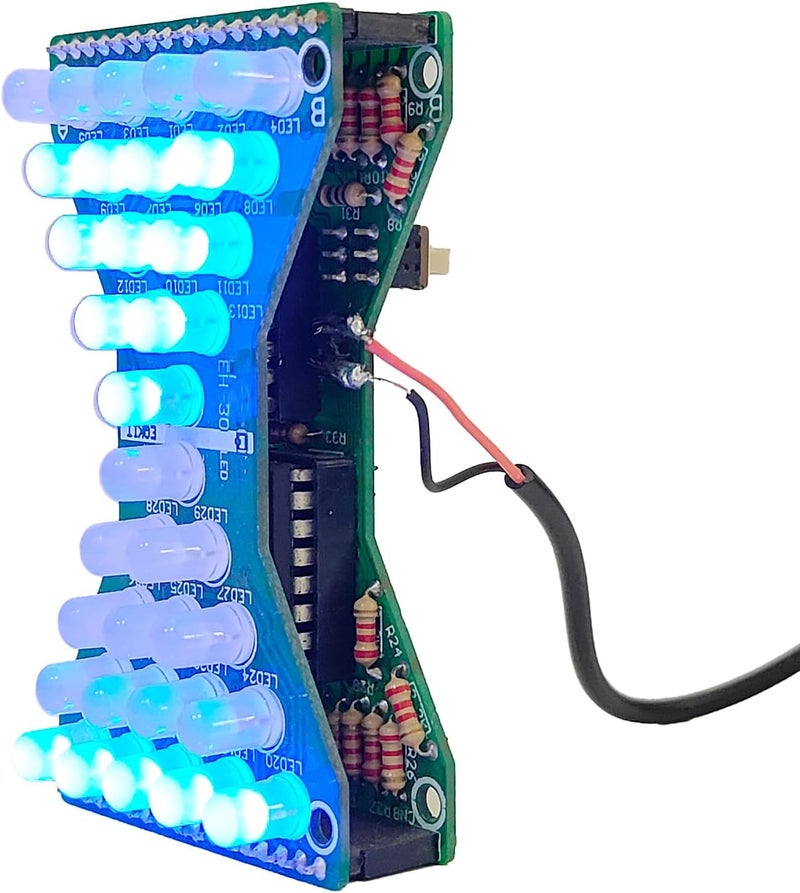 Gikfun Electronic Hourglass led Diy Kits Welding Practice Board Blue Ray EK1886 - Image 1