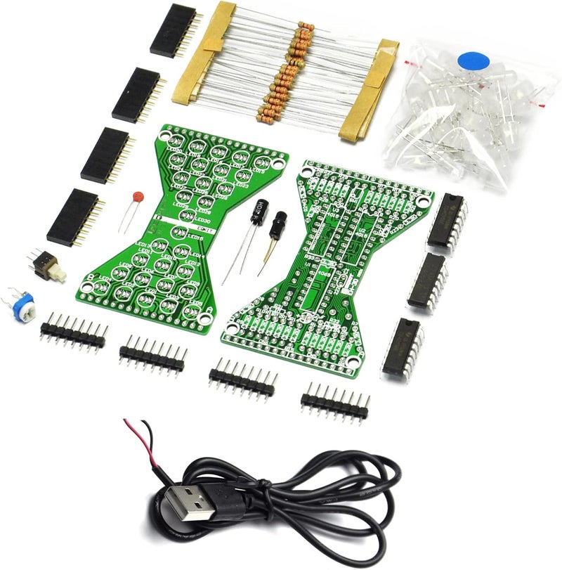 Gikfun Electronic Hourglass led Diy Kits Welding Practice Board Blue Ray EK1886 - Image 2