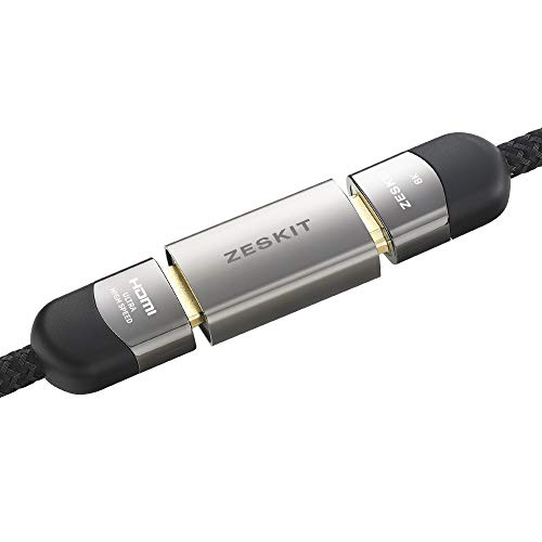 Zeskit HDMI Coupler V2 Aluminum Full Shielding 24K Gold Plated Connectors (Female to Female) - Image 2