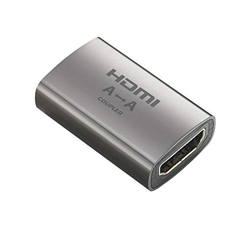 Zeskit HDMI Coupler V2 Aluminum Full Shielding 24K Gold Plated Connectors (Female to Female) - Image 3