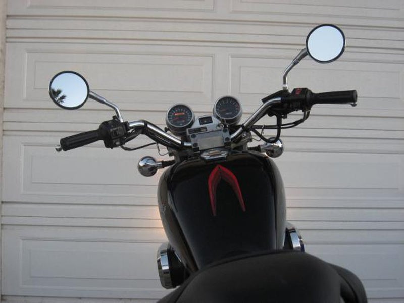 Dhe Best RM-03 Metal Round Chrome Bike Handle Bar Rear View Side Fancy Mirror for Suzuki Access -Set of 2 Pieces - Image 4