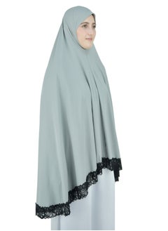 DAMAS COLLECTION Two Piece Islamic prayer dress women with Lace - Prayer Clothes for Women - Prayer Abaya For women - Jilbab 2 piece, Umrah essentials for women - Prayer set  - Image 5
