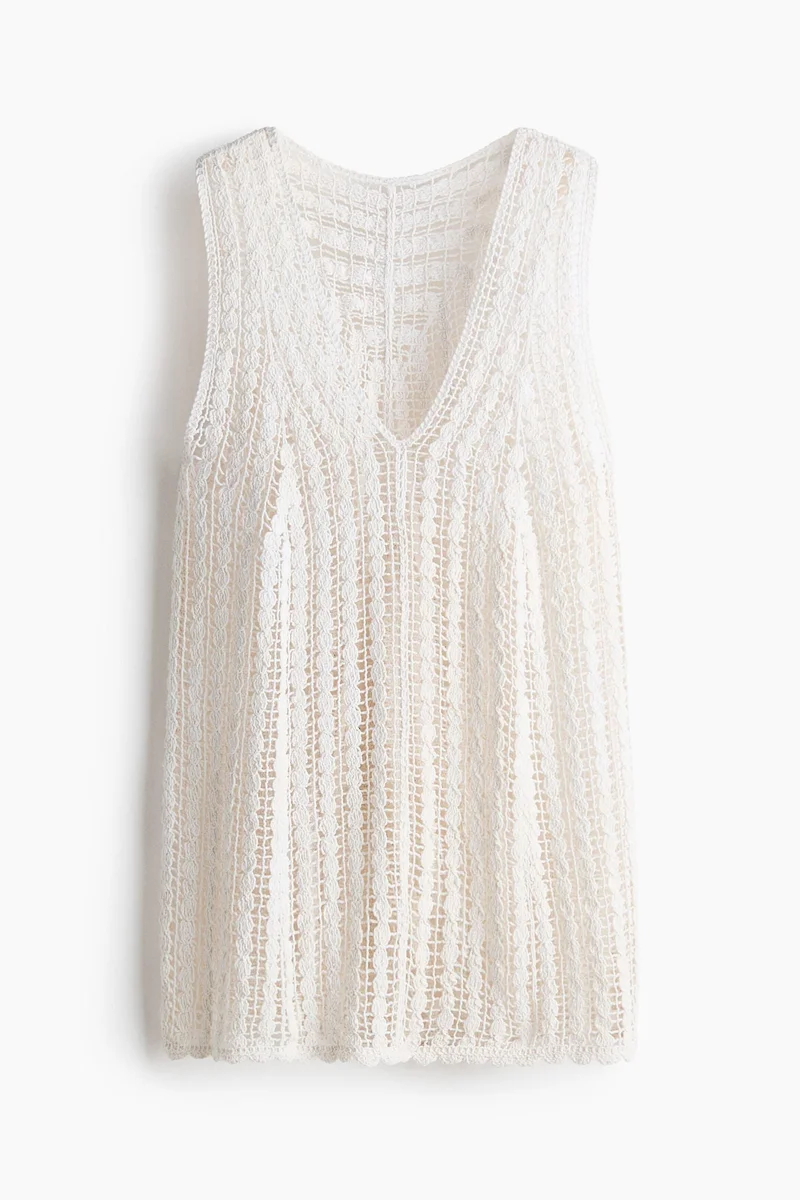 H&M Crochet-look beach dress