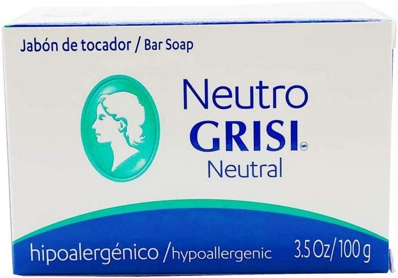 GRISI Neutro Soap Bar, Hypoallergenic, 3.5 Ounce