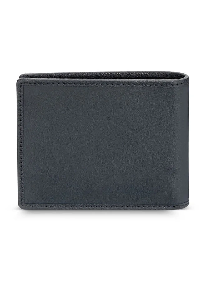 Police Police Medley Wallet for Men - PELGW2200402, Blue and Grey