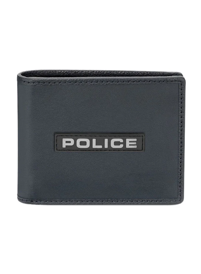 Police Police Medley Wallet for Men - PELGW2200402, Blue and Grey