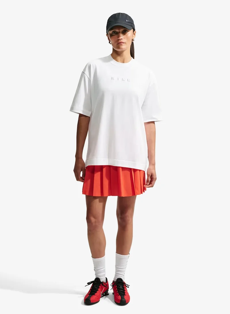 Nike WHITE W NSW LUXE SS TEE RELAX FA26 for Women | Best Price UAE