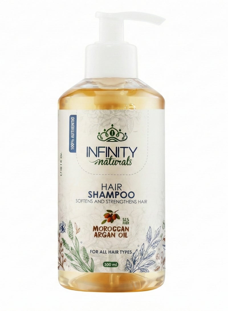 إينفينيتي شامبو إنفينيتي ناتشورالز بزيت الأرجان المغربي – 300 مل