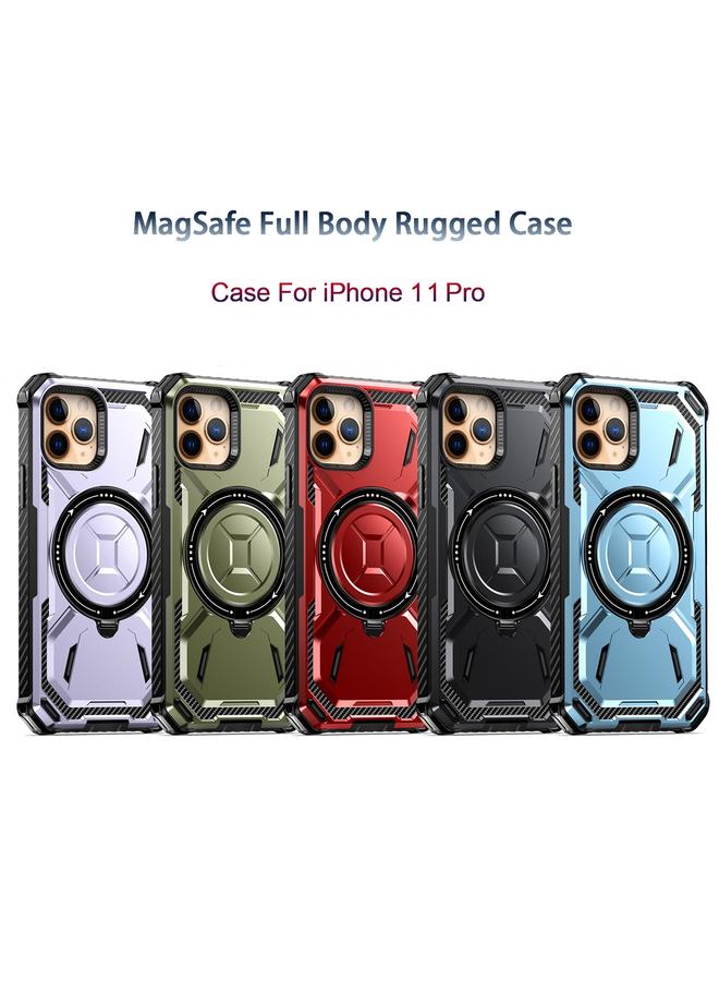 زبون جراب لهاتف iPhone 11 Pro Armor Series حامل الهاتف - Image 2