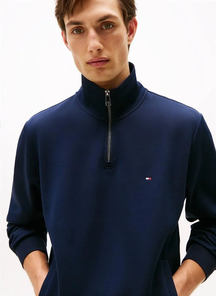 TOMMY HILFIGER Essential Intechno 1/4 Zip Sweatshirt