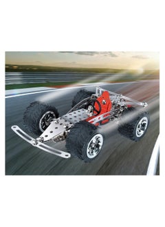 eitech eitech 2 in 1 Metallic Building Set Racing Car and Quad Bike Model Construction Kit Ideal for 8+ Year in Developing STEM and Engineering Skills 180 Pieces  - Image 4