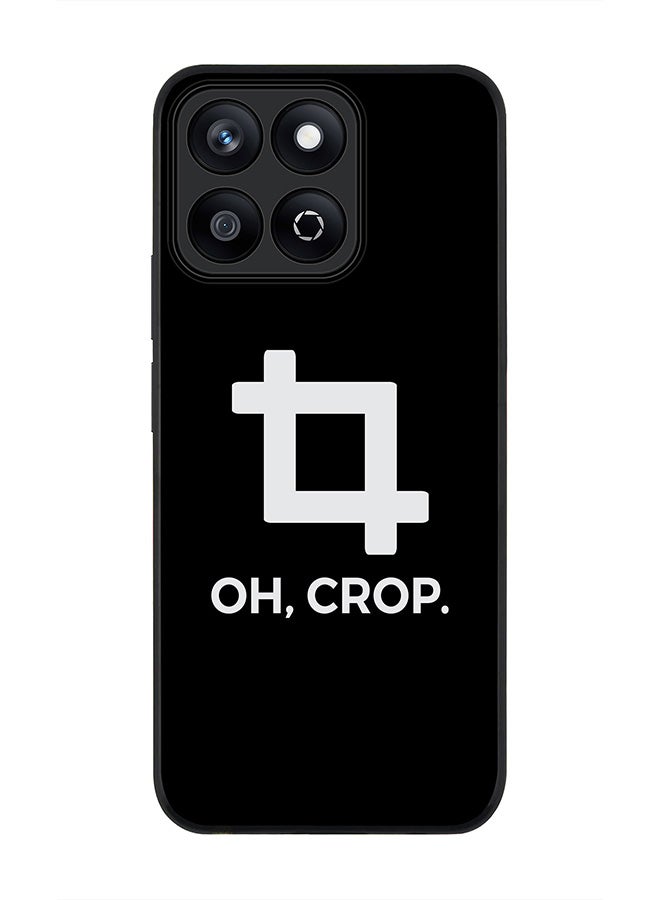 Stylizedd غطاء Honor X7c 4G ، حماية كاميرا رفيعة ، غطاء هاتف مضاد للصدمات - أوه كروب - Image 1