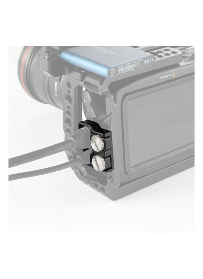 SMALLRIG - SmallRig HDMI and USB Type-C Cable Clamp for BMPCC 4K Cages - Image 1