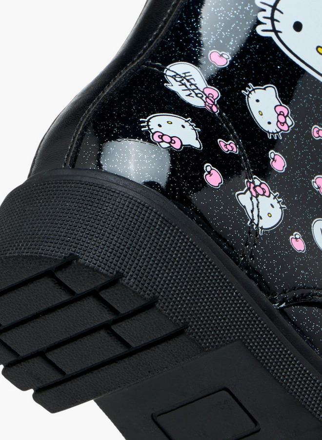 Hello Kitty أحذية كاحل مطبوعة بسحاب وإضافات سحب - Image 5