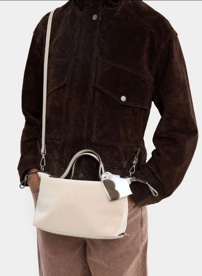 بارفوا حقيبة يد ذات ملمس ناعم