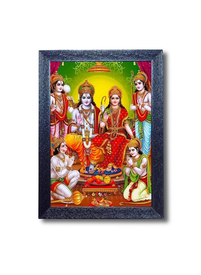 CDM Ram Darbar Frame | Lord Shri Rama Parivar Photo Frame/Wall Painting Framed For Home Décor pf 26 - Image 1