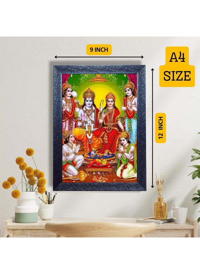 CDM Ram Darbar Frame | Lord Shri Rama Parivar Photo Frame/Wall Painting Framed For Home Décor pf 26 - Image 3
