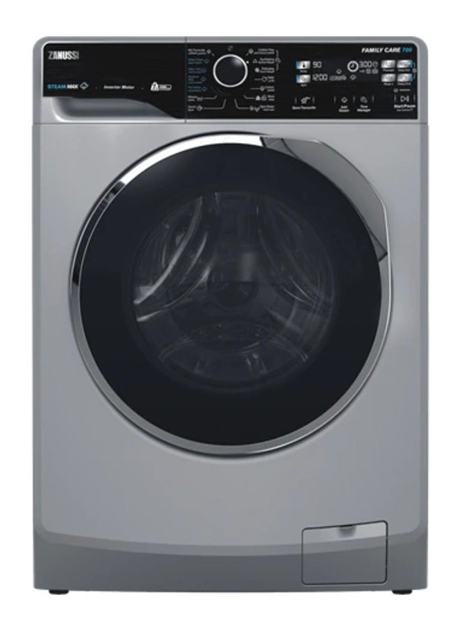 ZANUSSI Zanussi Steammax Inverter Washing Machine, 7 Kg, Silver - ZWF7221SL7 