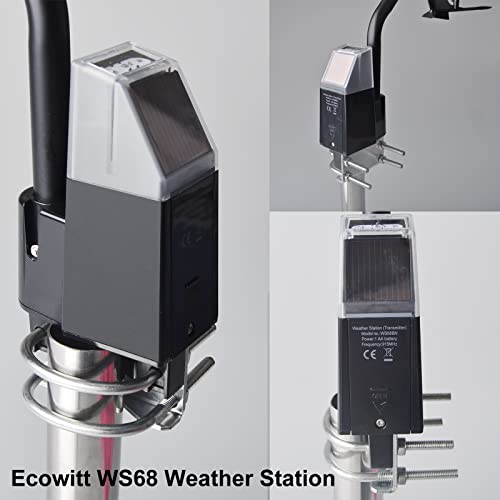 ECOWITT WS68 Wireless Anemometer Sensor, Solar Powered Wind Speed and Direction Sensor - Accessory Only, Can Not Be Used Alone - Image 4