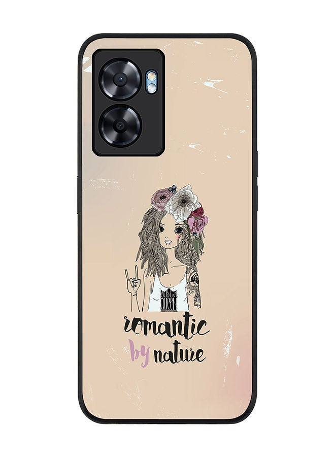 Stylizedd Rugged Black edge case for Oppo A57 Slim fit Soft Case Flexible Rubber Edges Anti Drop TPU Gel Thin Cover - Romantic by Nature - Image 1