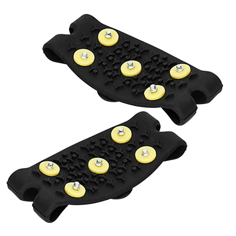 1 Pair Ice Boots Shoes Snow Cleats Anti Traction Cleats For Walking Hiking Walking Climbing Jogging - Image 4
