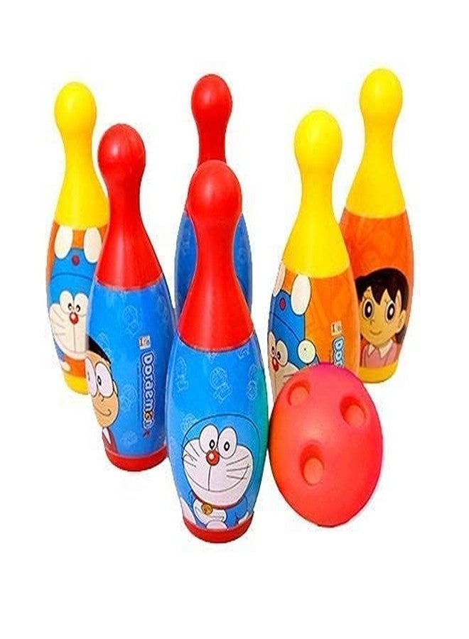 SANTALON Bowling Game Set for Kids with 6 Pin and 1 Ball Sport Toys Gift for Baby Boys Girls Age 3 4 5 6 Years Old,Plastic (Multicolor). (DOREMON) - Image 5