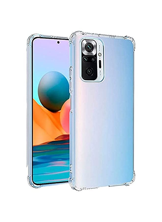 IAF - Case for Xiaomi Redmi Note 10 Pro/Note 10 Pro Max Case Cover Back Air Cushion Soft Silicone Shockproof Anti-Scratch Protective Bumper Shell Corner - Image 1