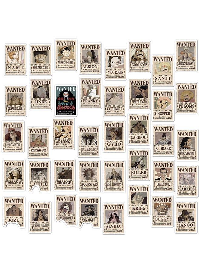 80-Piece "ONE PIECE" Cartoon Stickers, Vinyl Aesthetic Sticker Laptop Stickers for Skateboard, Guitar, Travel Case, Graffiti Sticker Door Luggage Car Bike Bicycle for Kids Teens Girls Adults - Image 3