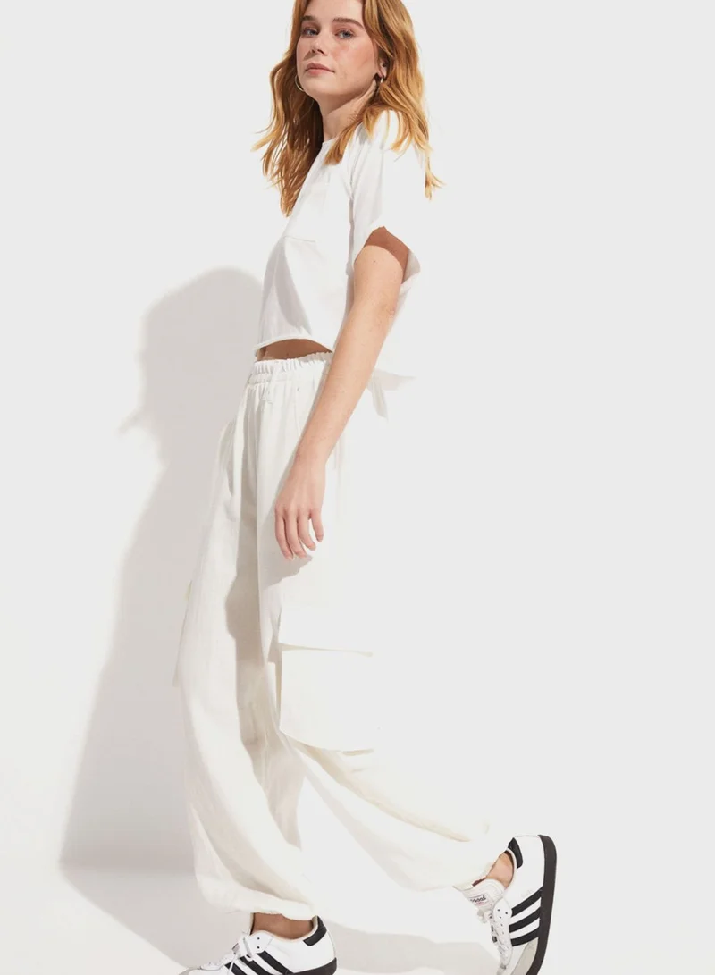 جون High Waist Pants