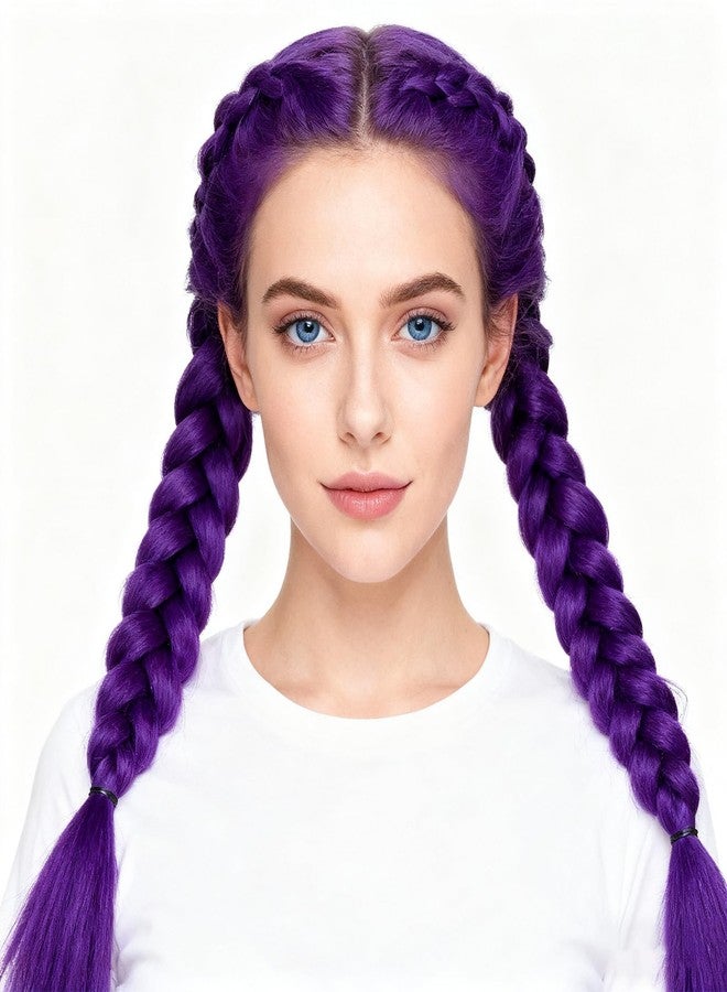 سكويشي لون أرجواني نابض بالحياة: تتميز وصلات الشعر هذه بلون أرجواني غني يبرز في أي مكان، وهي مثالية للعروض المسرحية والفعاليات ذات الطابع الخاص؛ ويبقى اللون نابضًا بالحياة من خلال الاستخدامات المتعددة، مما يعزز مظهرك بأقل جهد. - Image 4