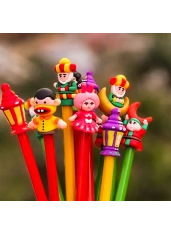Generic Ballpoint pens - Ramadan character pens - 4 multi-colored - Image 2